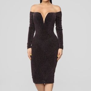 NWT/NEVER WORN CHRISTINE OFF SHOULDER DRESS